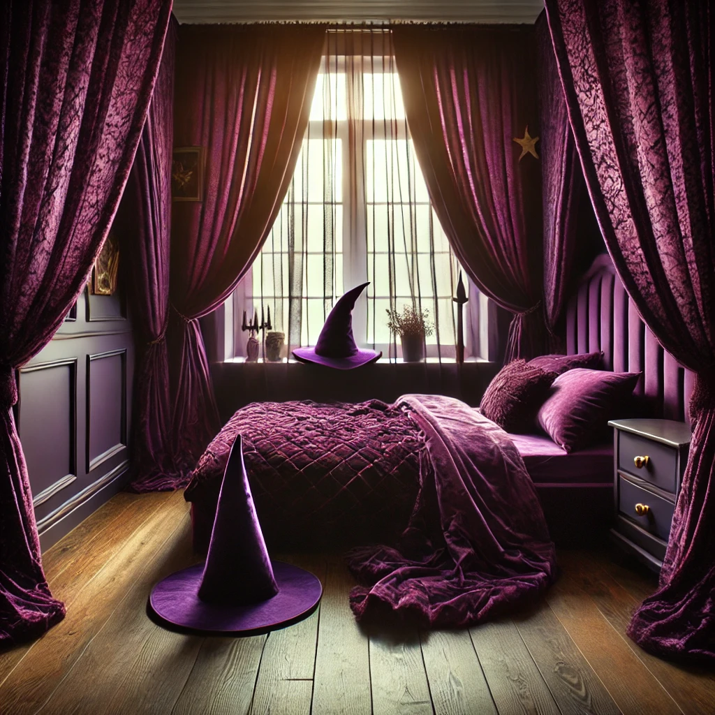 Velvet Curtains for a Dark and Cozy Look