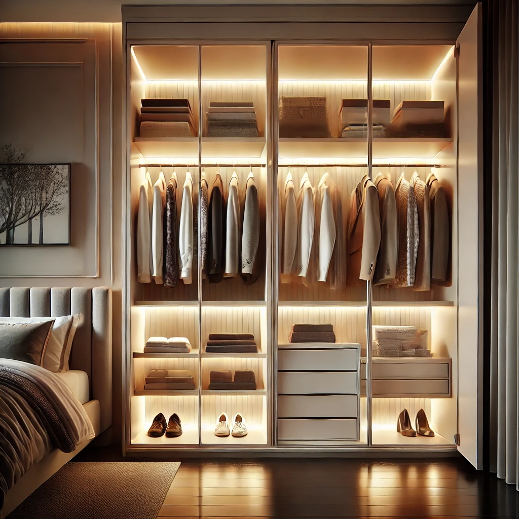 Wardrobes with LED Lighting Illuminated Elegance