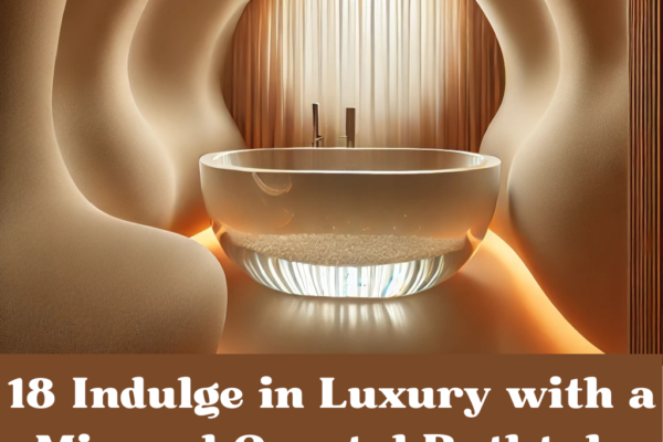 18 Indulge in Luxury with a Mineral Crystal Bathtub: Design Ideas