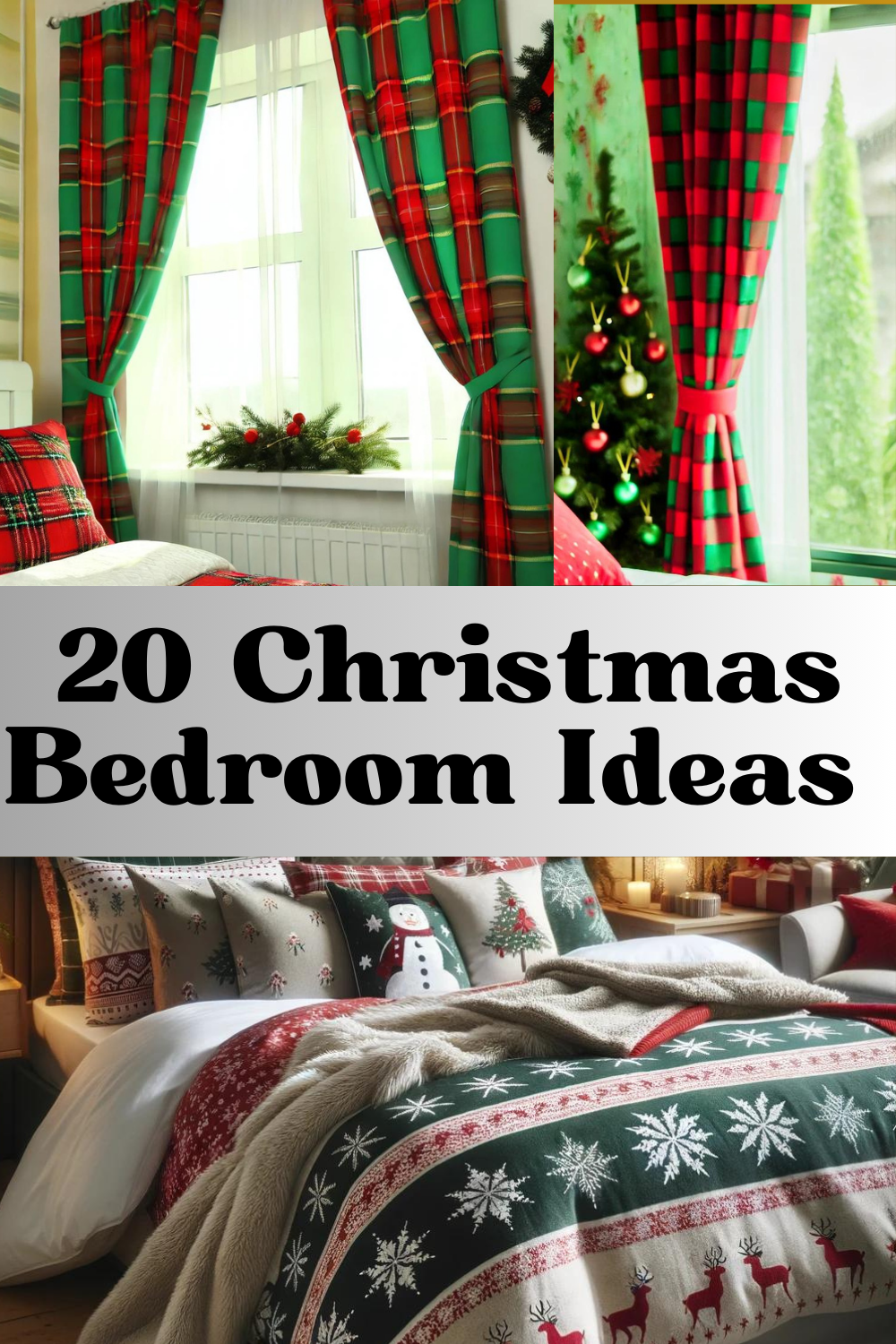 20 Christmas Bedroom Ideas