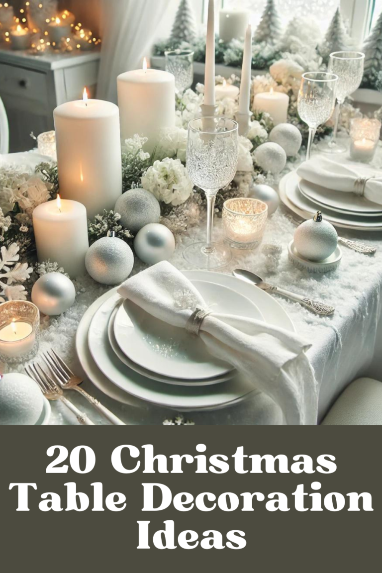 20 Christmas Table Decoration Ideas