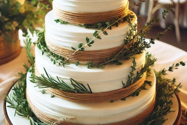 20 Elegant & Simple Wedding Cake Design Ideas