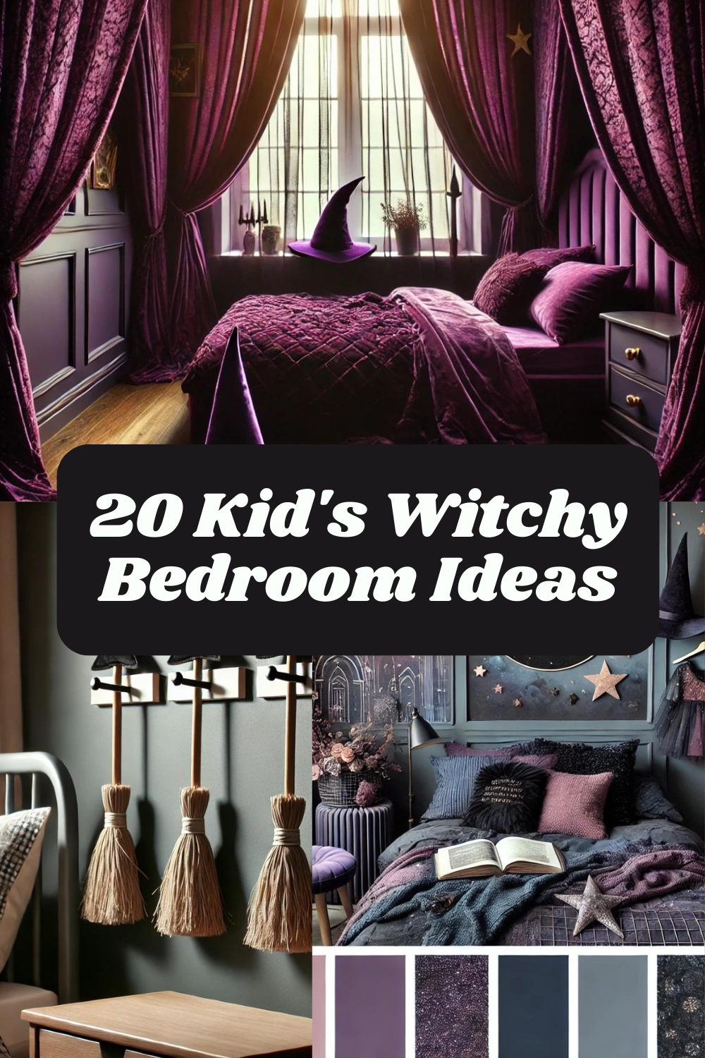 20 Kid's Witchy Bedroom Ideas20 Kid's Witchy Bedroom Ideas