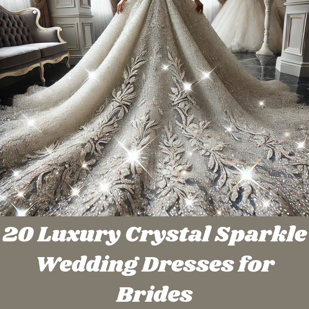 20 Luxury Crystal Sparkle Wedding Dresses for Brides