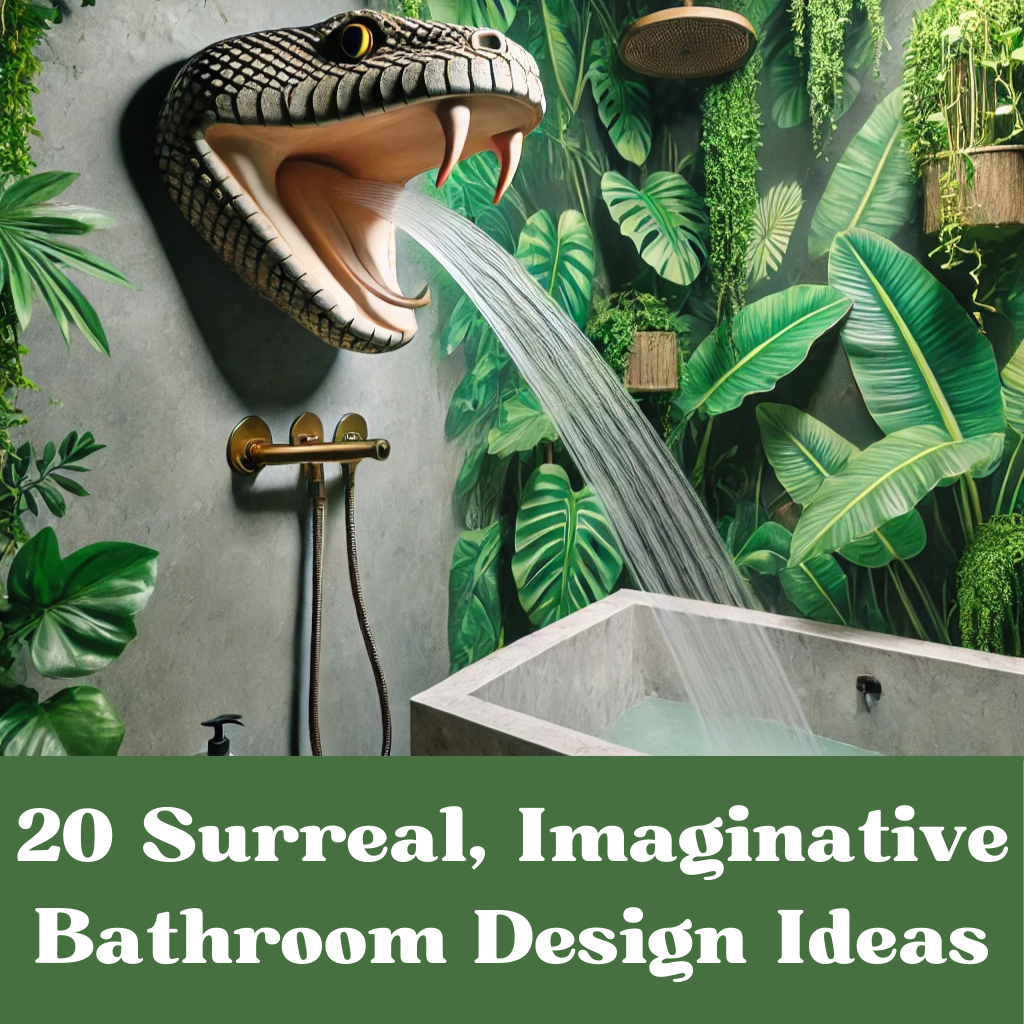 20 Surreal, Imaginative Bathroom Design Ideas