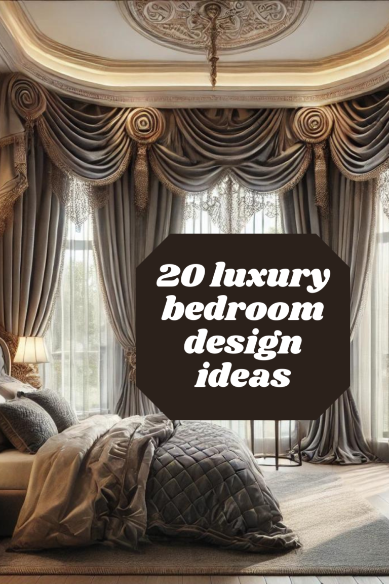 20 luxury bedroom design ideas