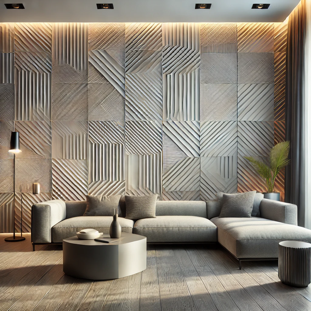 3D Wall Tiles for a Bold, Textured Accent