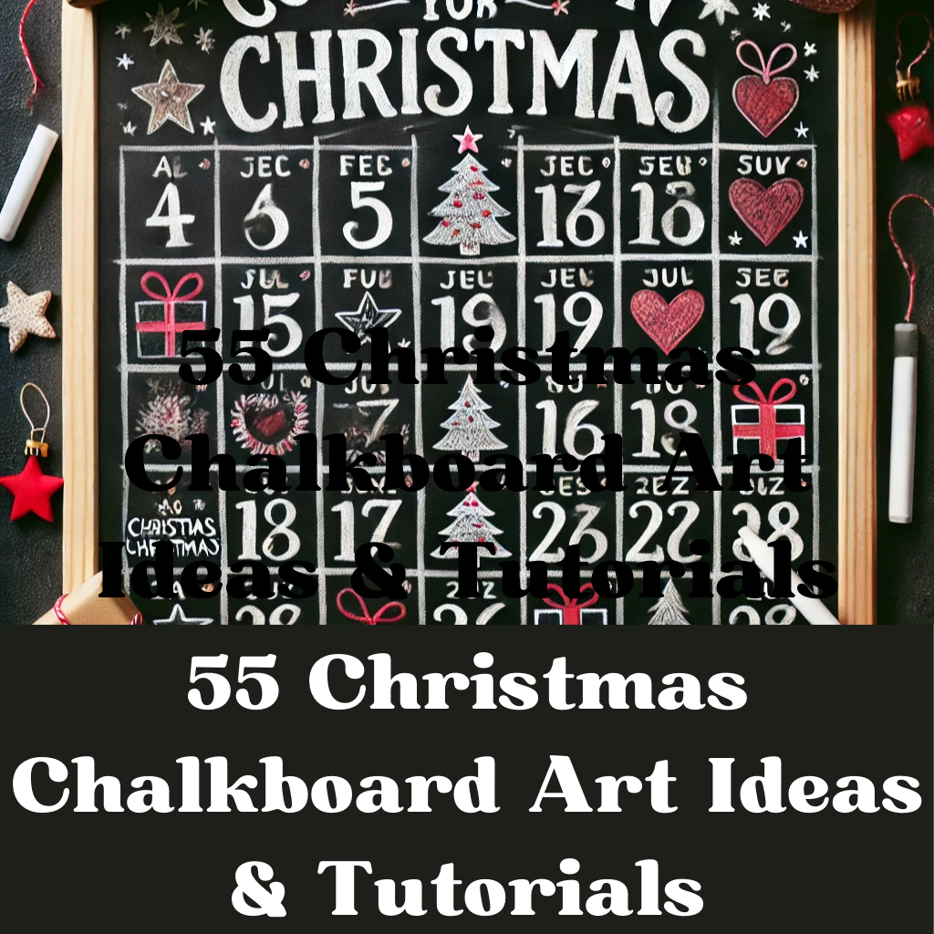 55 Christmas Chalkboard Art Ideas & Tutorials