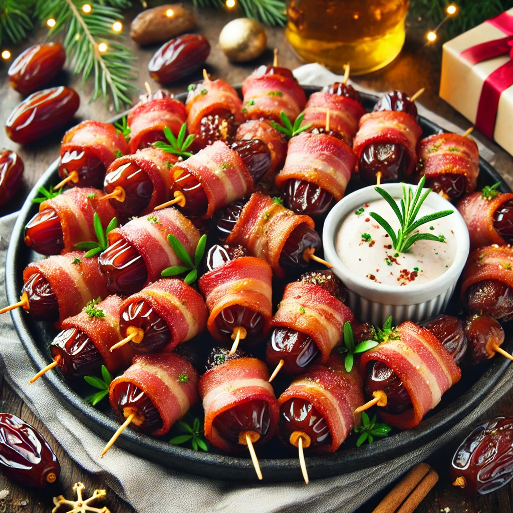 Bacon-Wrapped Dates