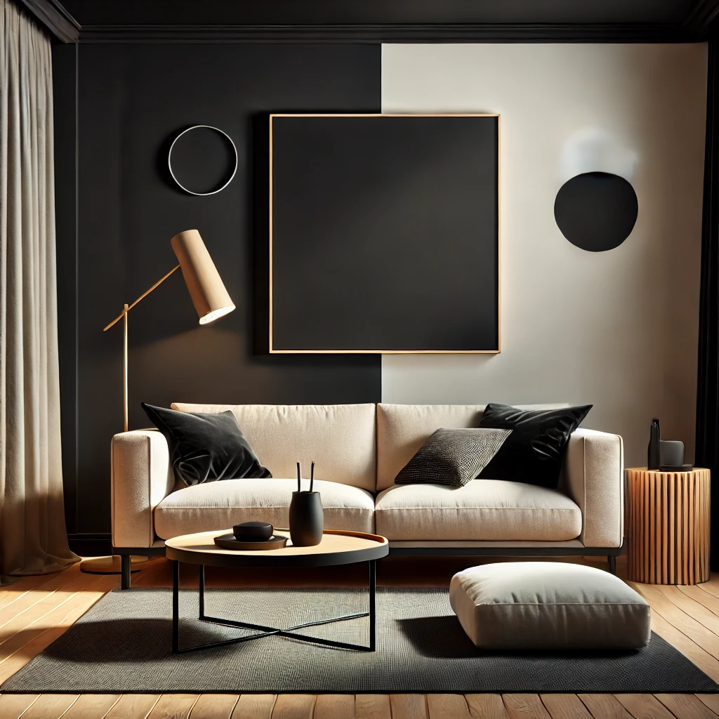 Black Accent Wall for a Bold Statement