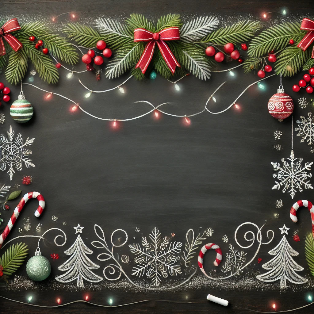 Chalkboard Christmas Garland Tutorial