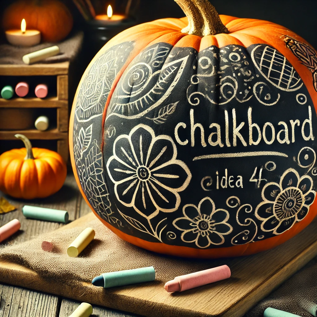 Chalkboard Pumpkins