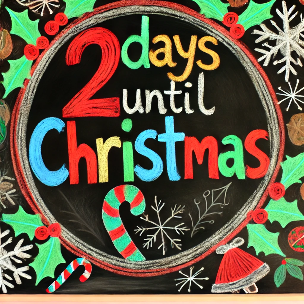 Christmas Countdown Chalkboard