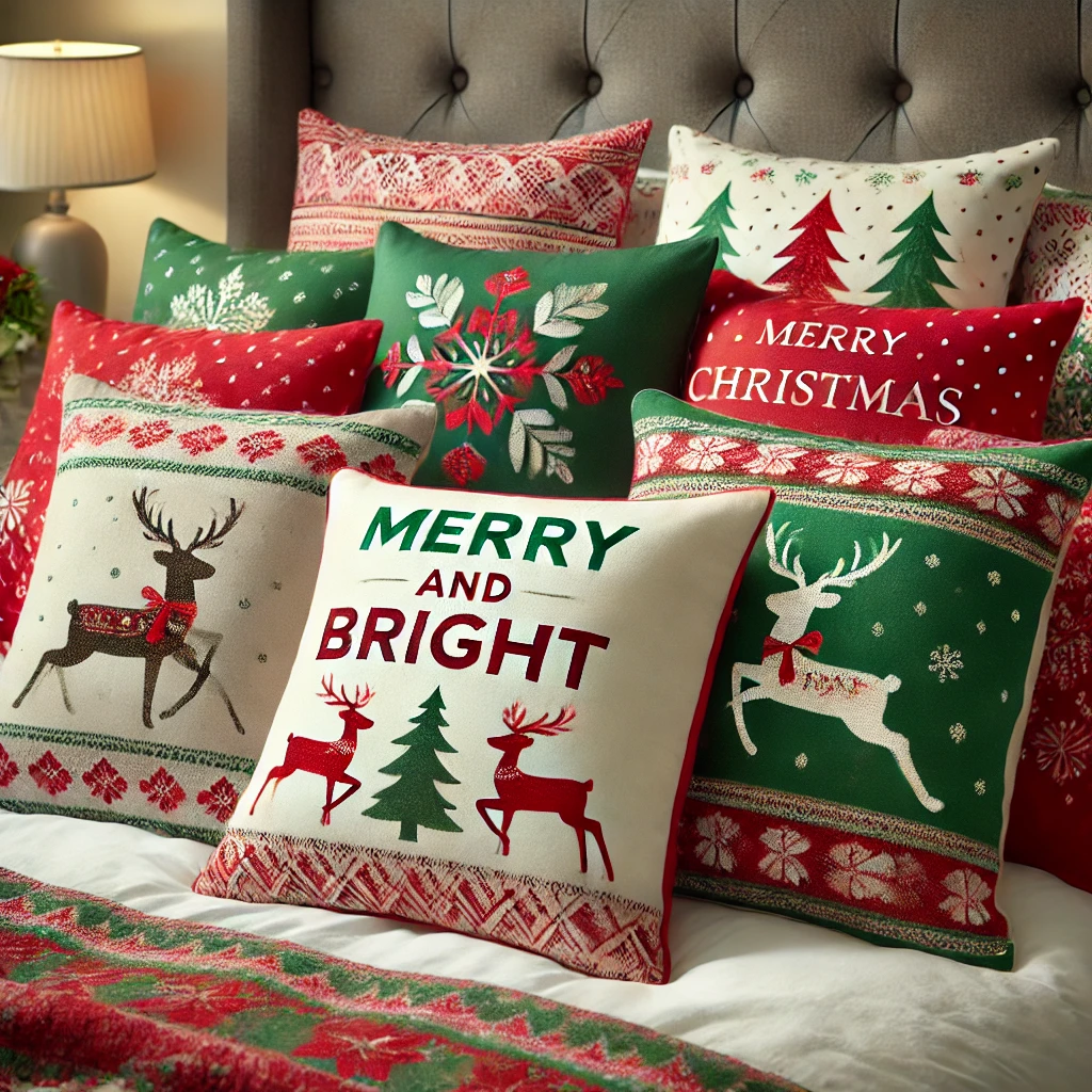 Christmas-Themed Pillows