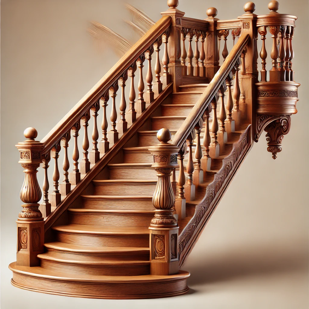 Classic Wooden Staircase