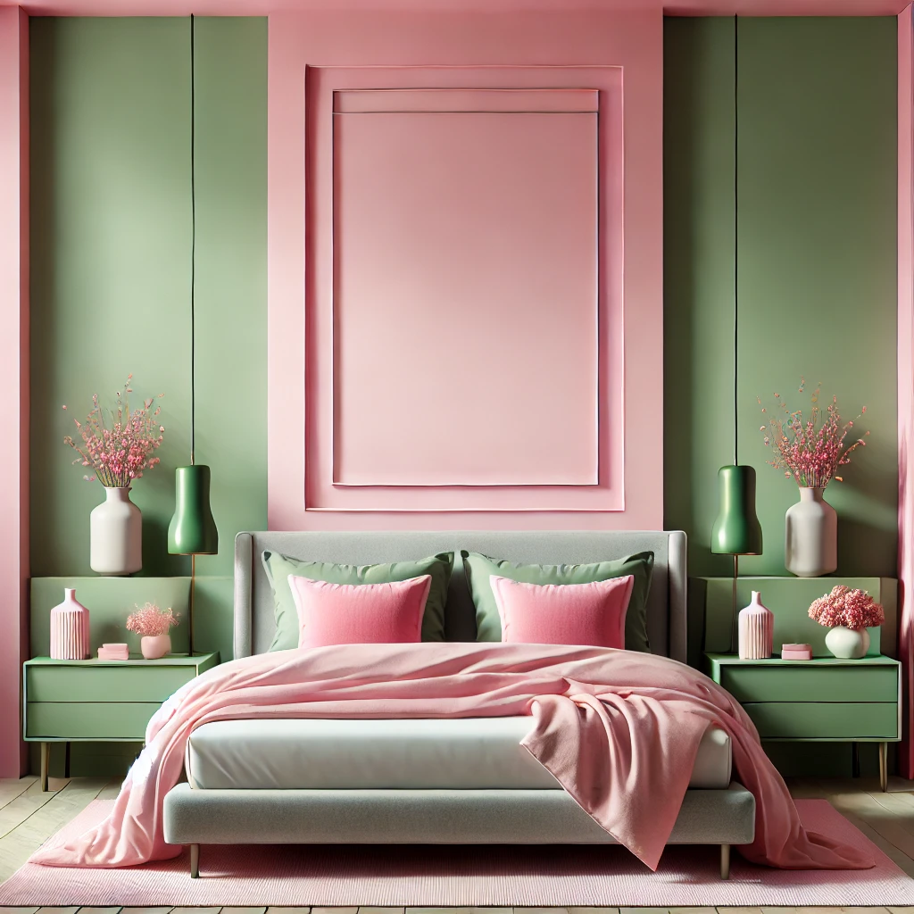 Creating an Aesthetic Pink and Green Bedroom