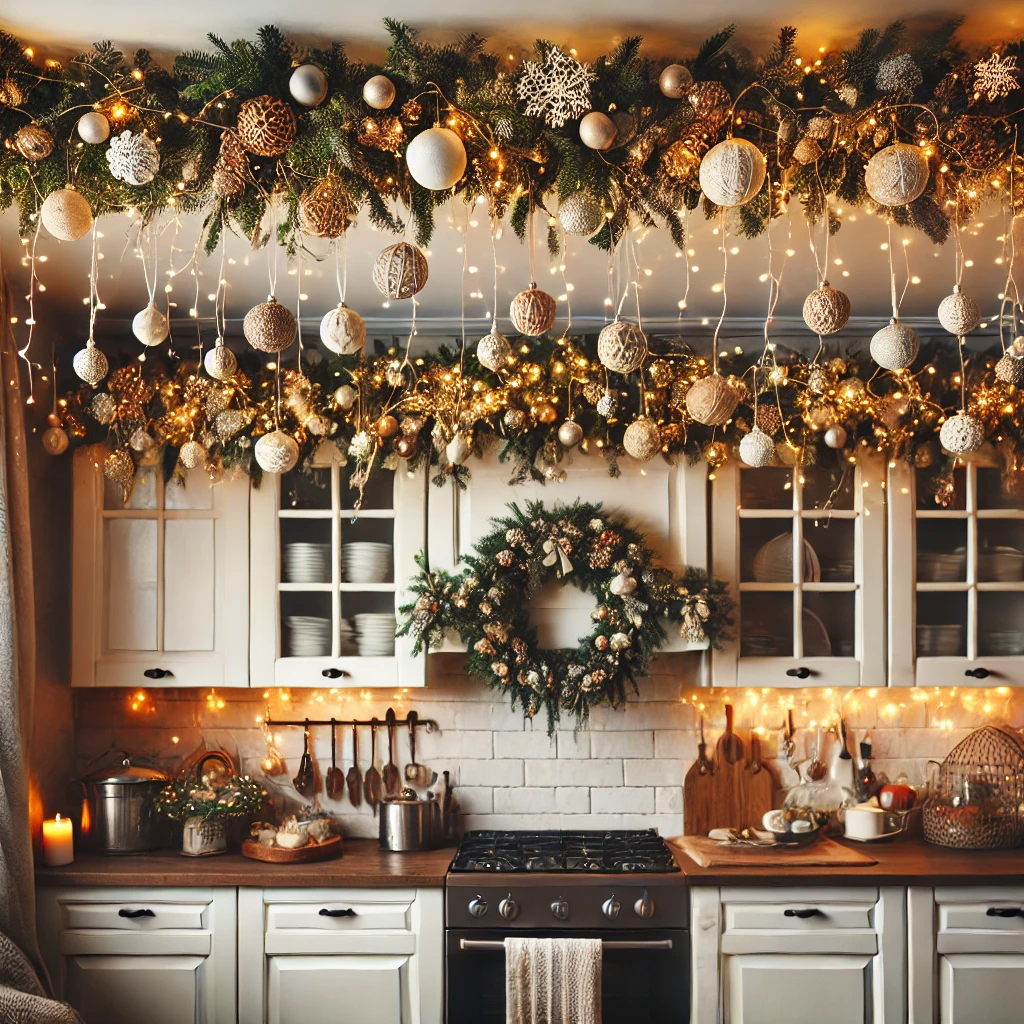 Deck the Cabinets with Garland