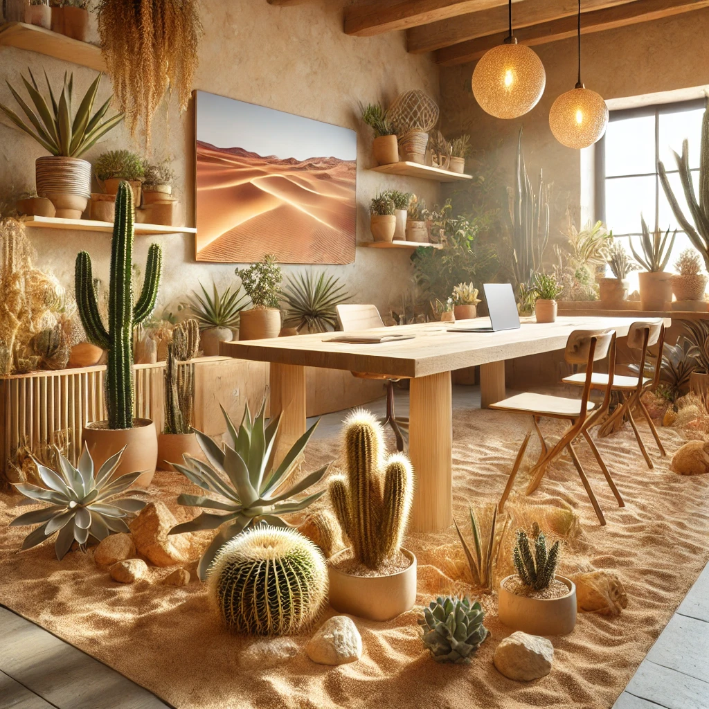 Desert Oasis-Inspired Workspace