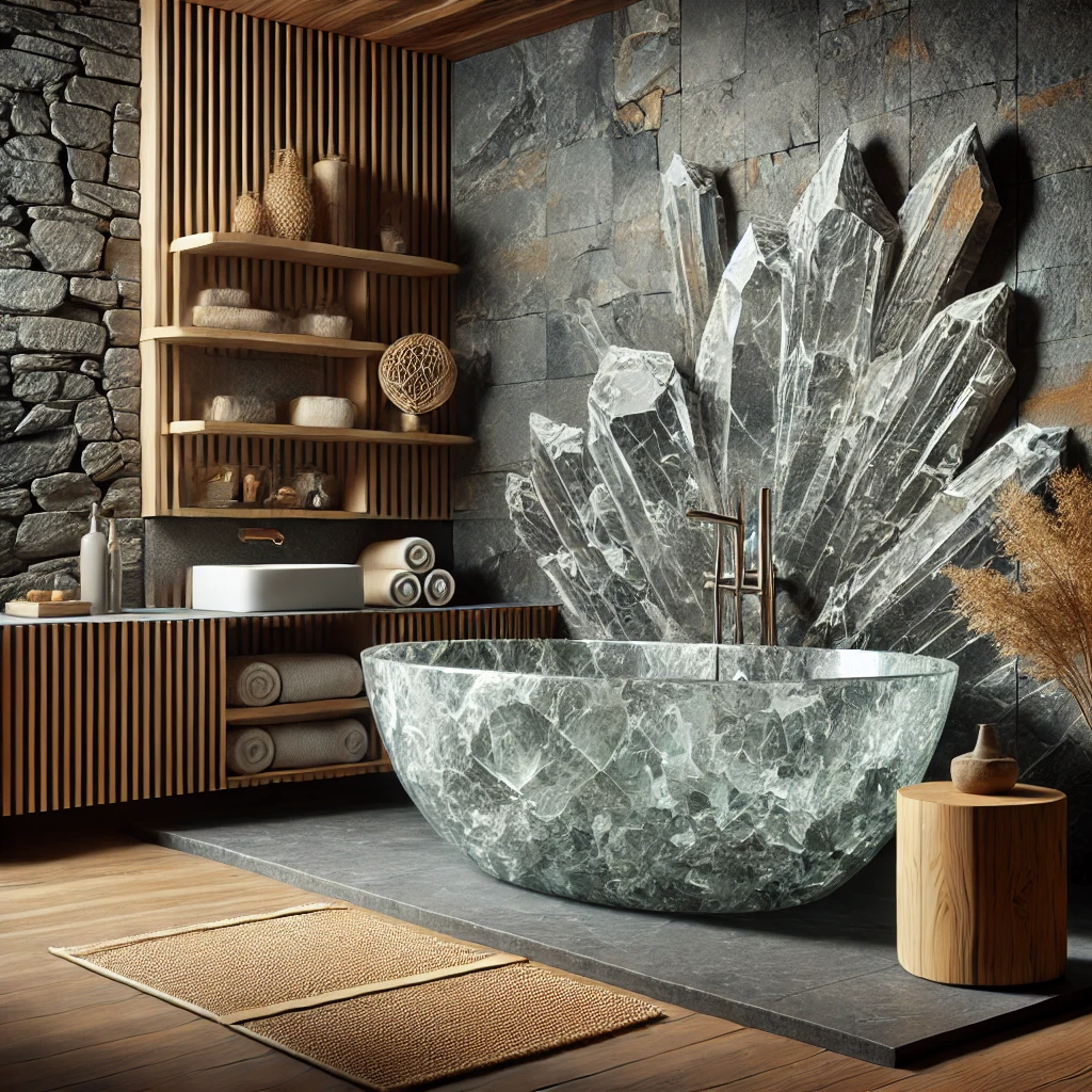 Earthy Elements Pairing Crystal with Natural Stone