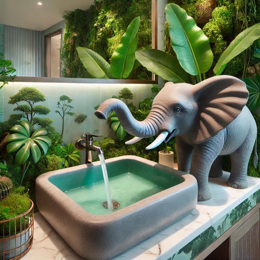 Elephant Trunk Faucet Nature at Its Best