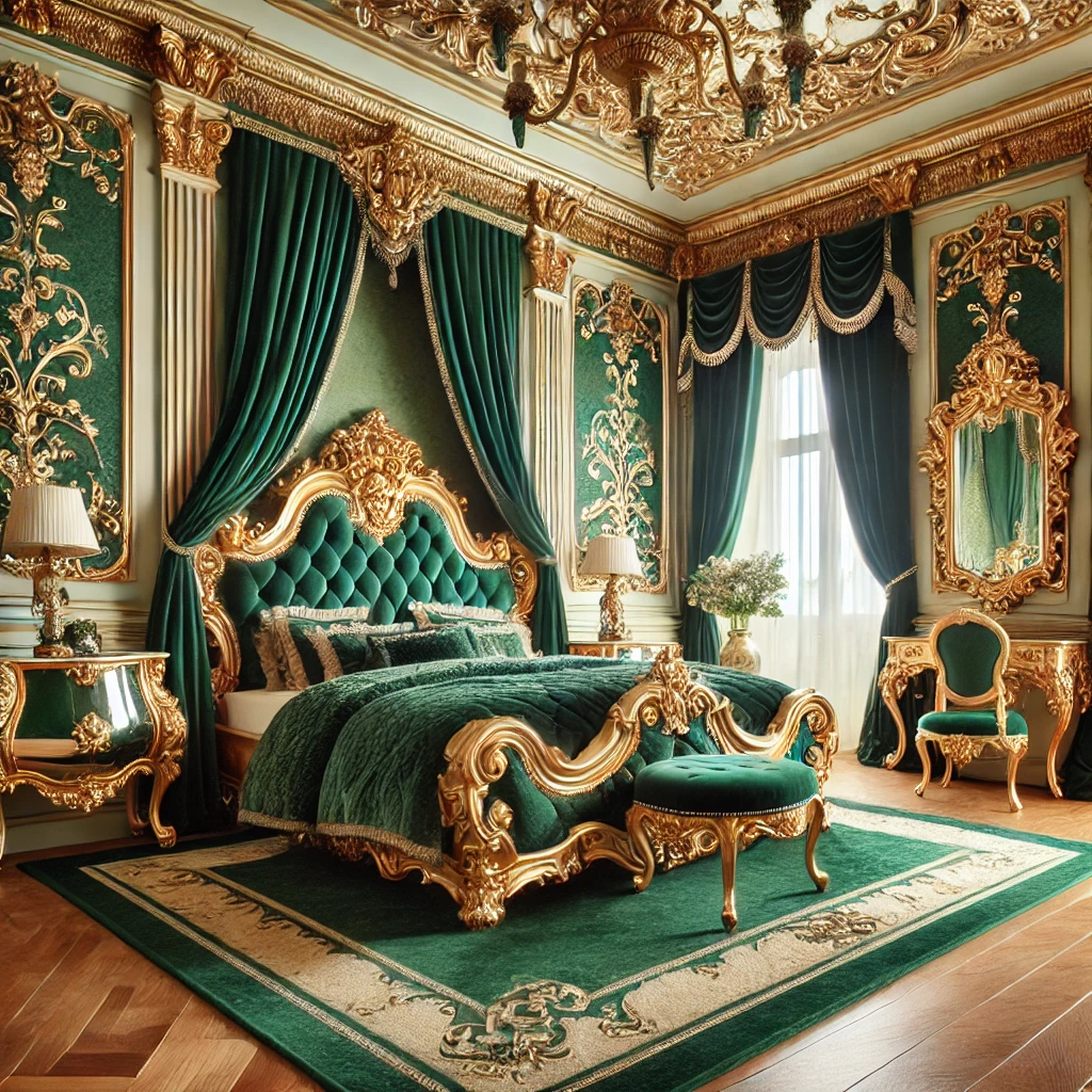 Emerald Green and Gold A Regal Combinatio