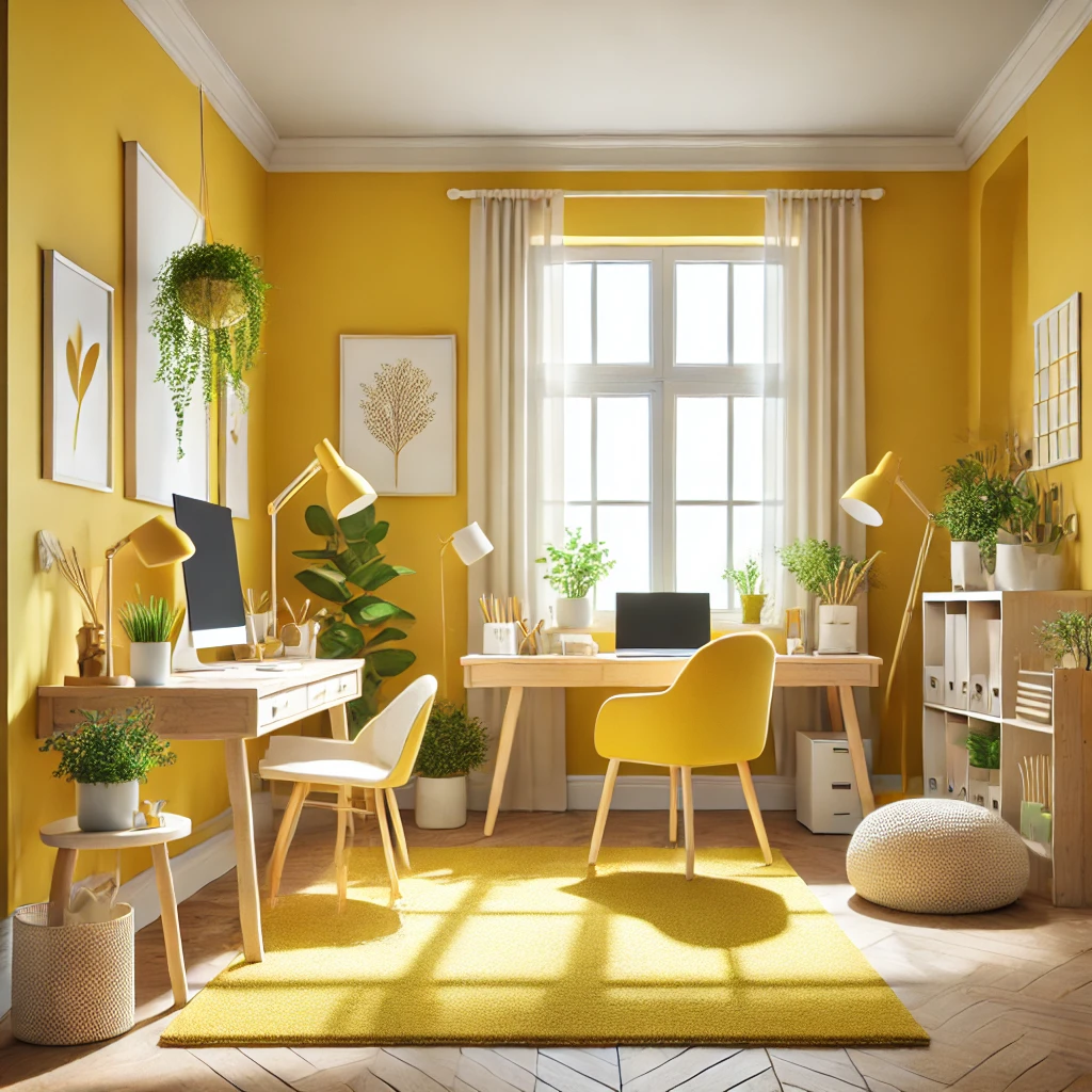 Energizing Yellow: For a Creative, Uplifting Atmosphere 