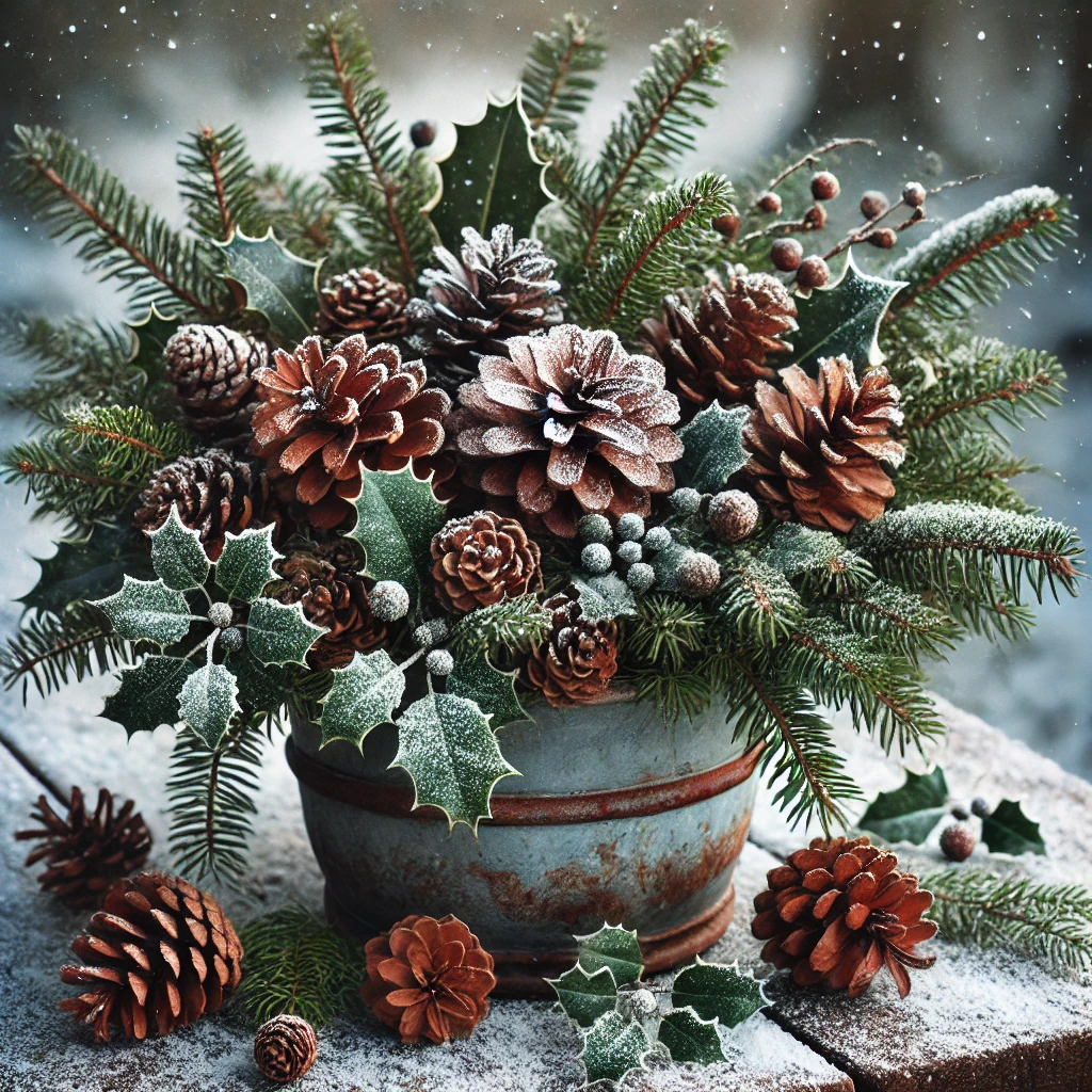 Festive Flair with Pinecones