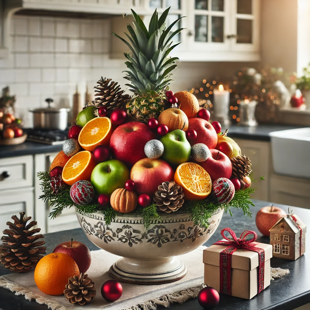 Festive Fruit Bowl Display