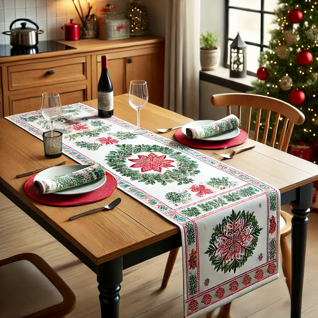 Festive Table Runner and Placemats.