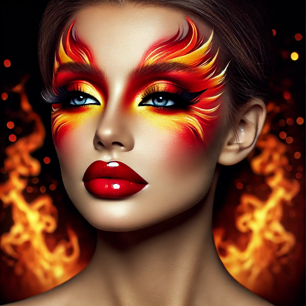 Fiery Phoenix look.