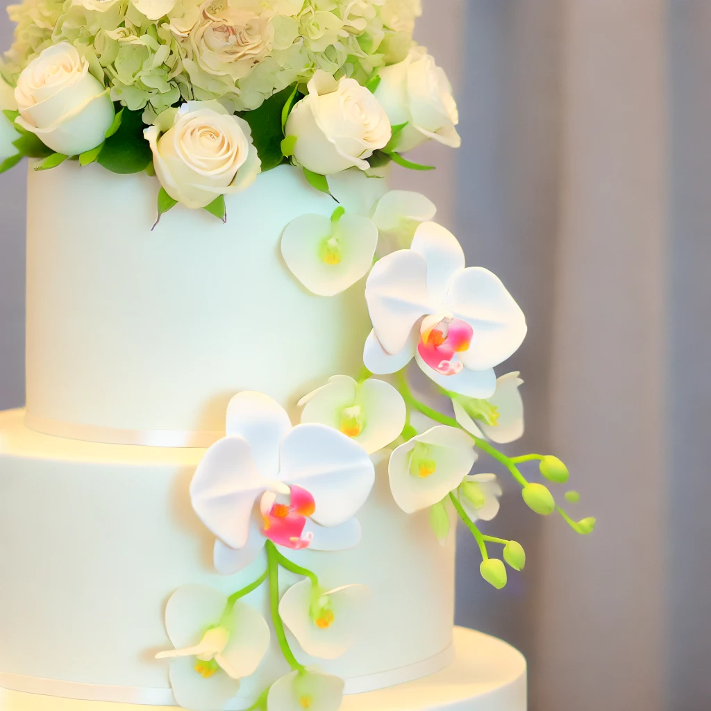 Floral Cascade Cake