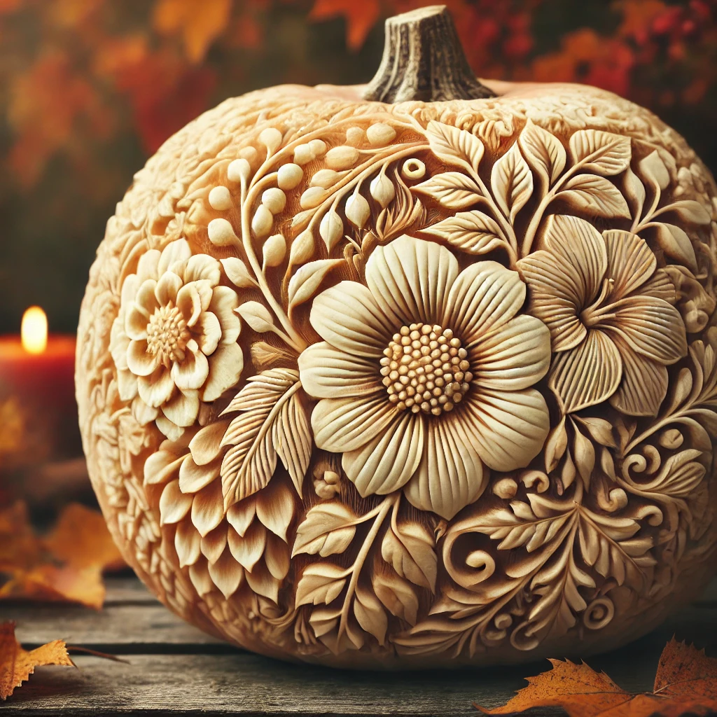 Floral Pumpkin