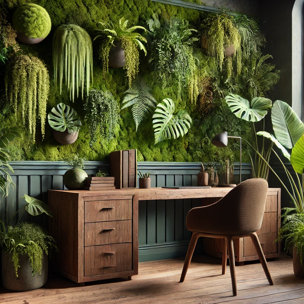 Forest-Inspired Workspace