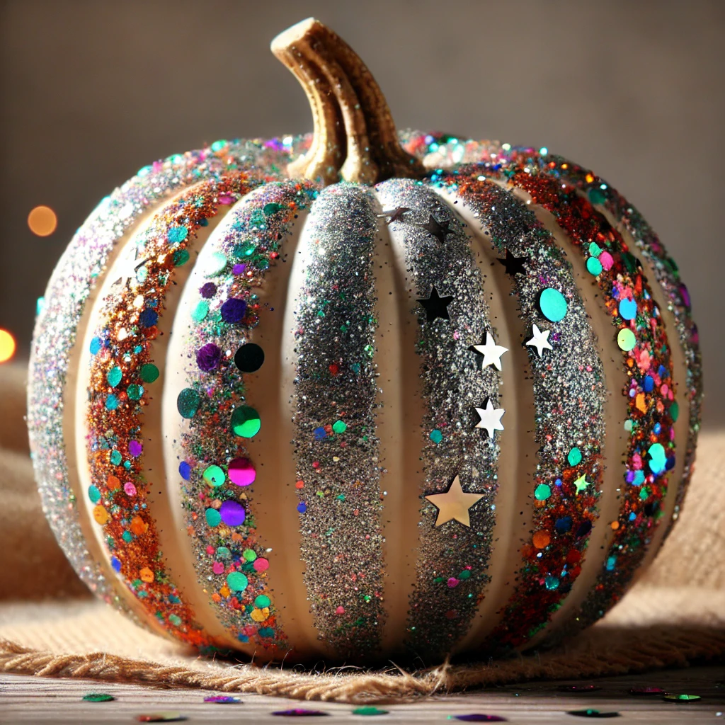 Glitter Pumpkins