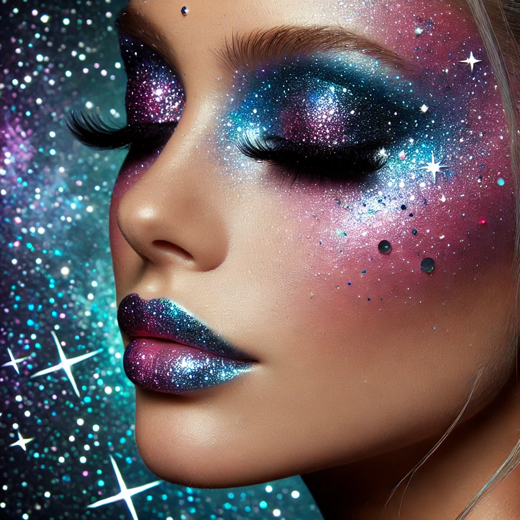 Glittering Galaxy look.