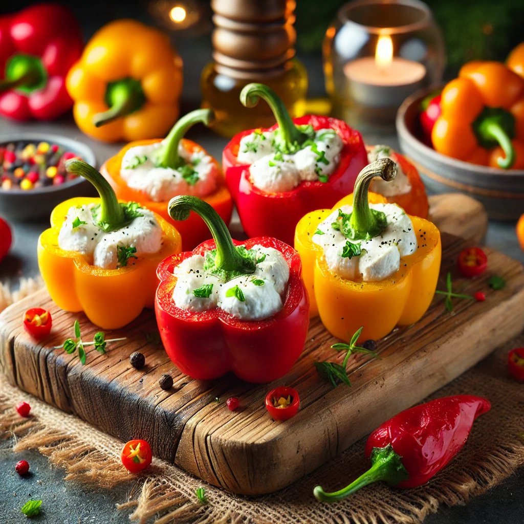 Goat Cheese Stuffed Peppers