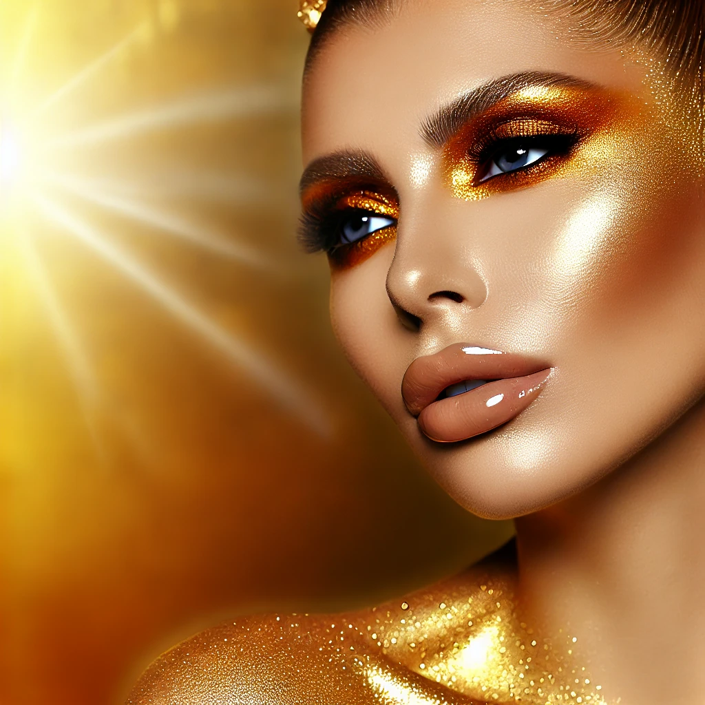  Golden Goddess look. (2)