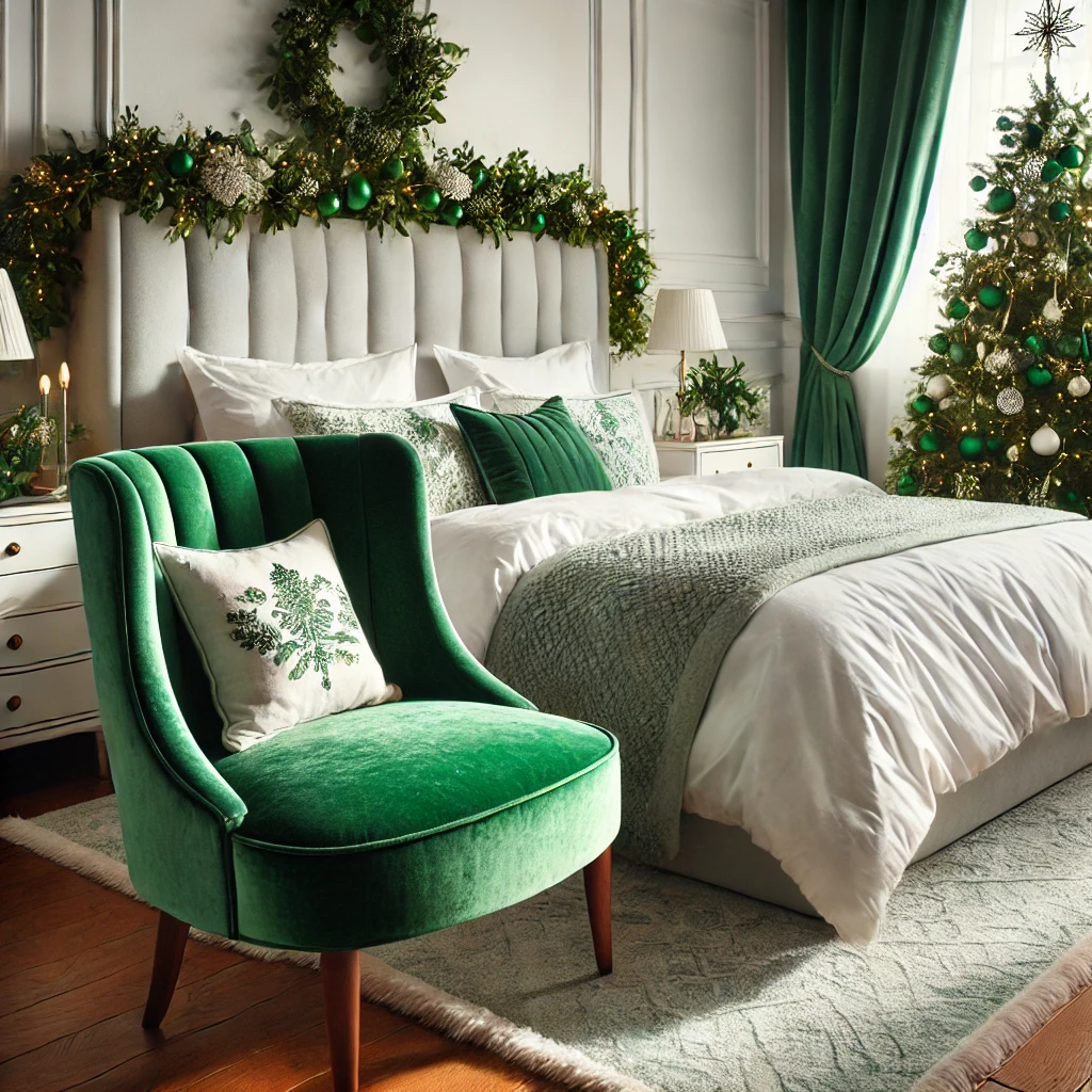 Green Velvet Upholstery for a Luxurious Touch