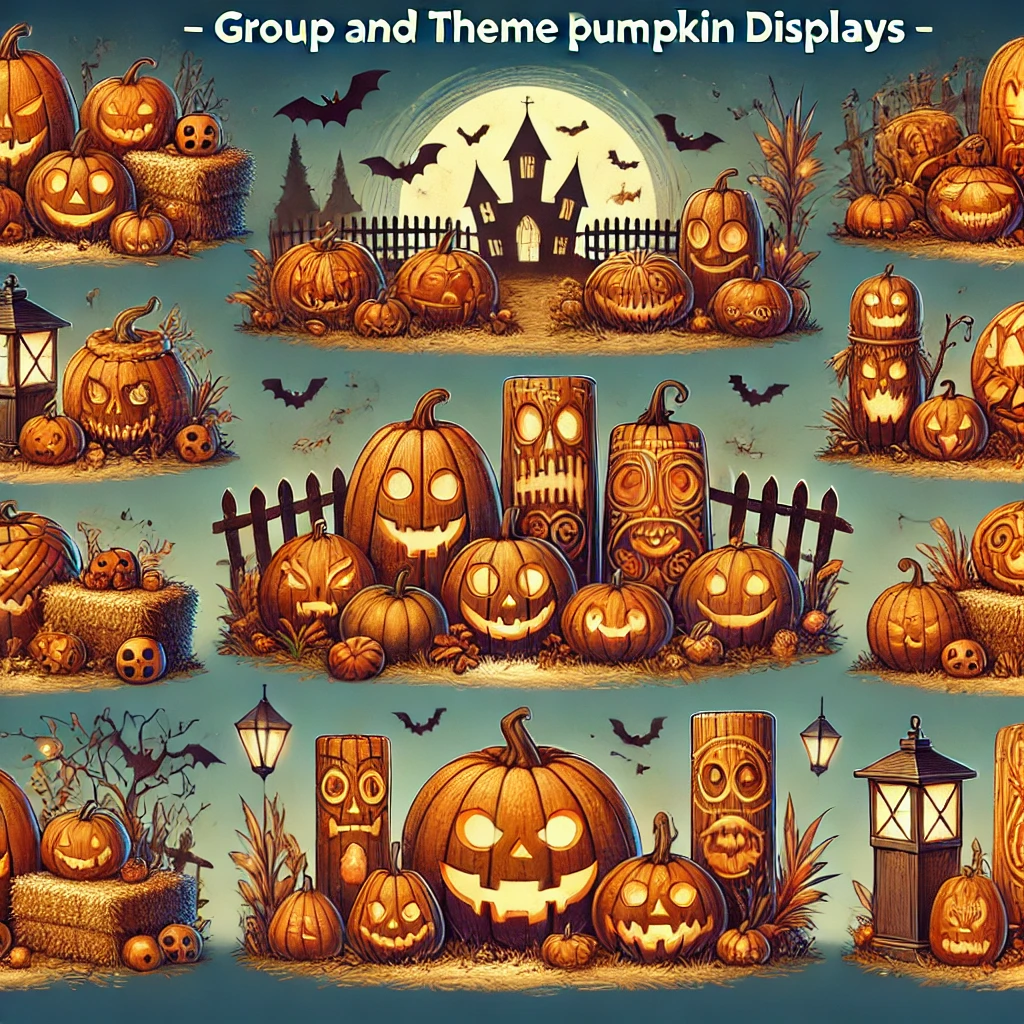 Group and Theme Pumpkin Displays