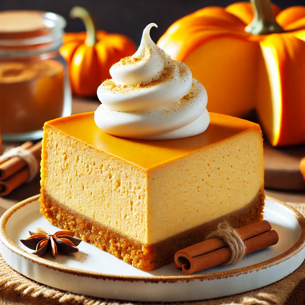 Healthy Pumpkin Cheesecake