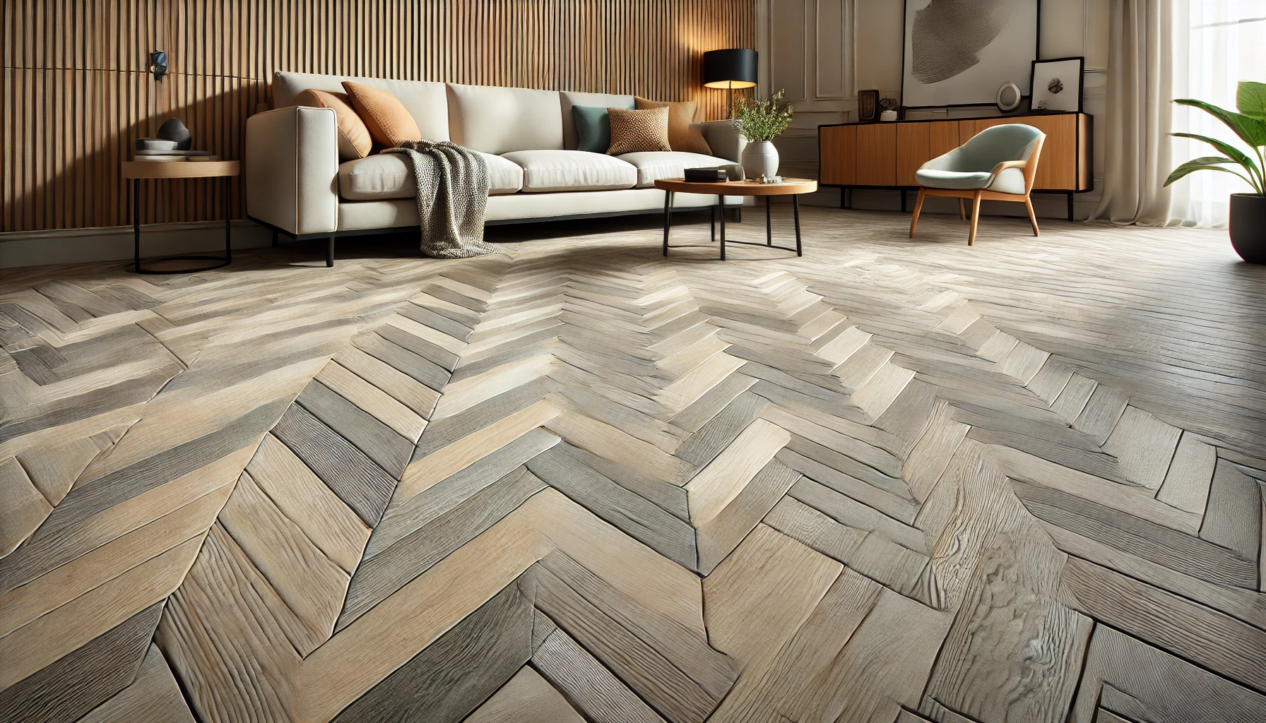 Herringbone Pattern Tiles for a Trendy Floor