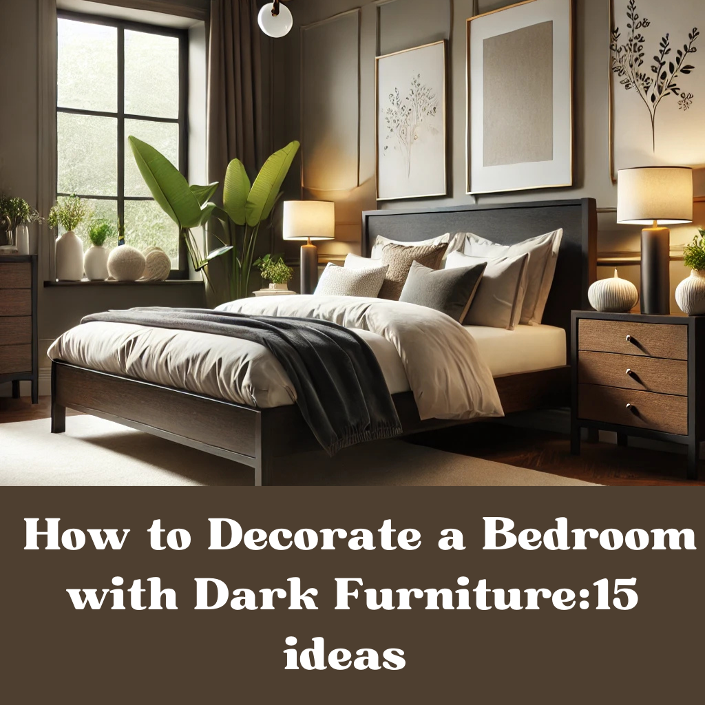 How to Decorate a Bedroom with Dark Furniture15 ideas