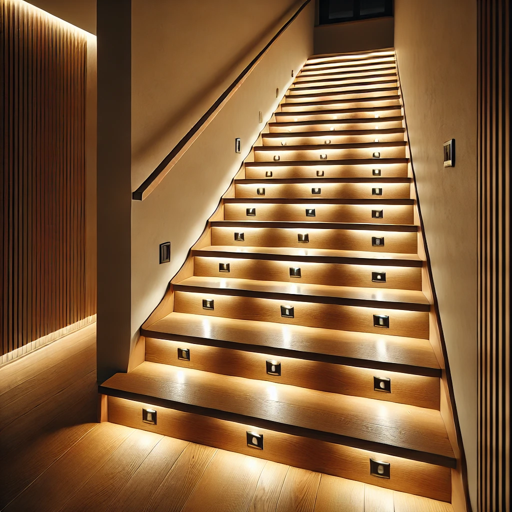 Incorporate Staircase Lighting