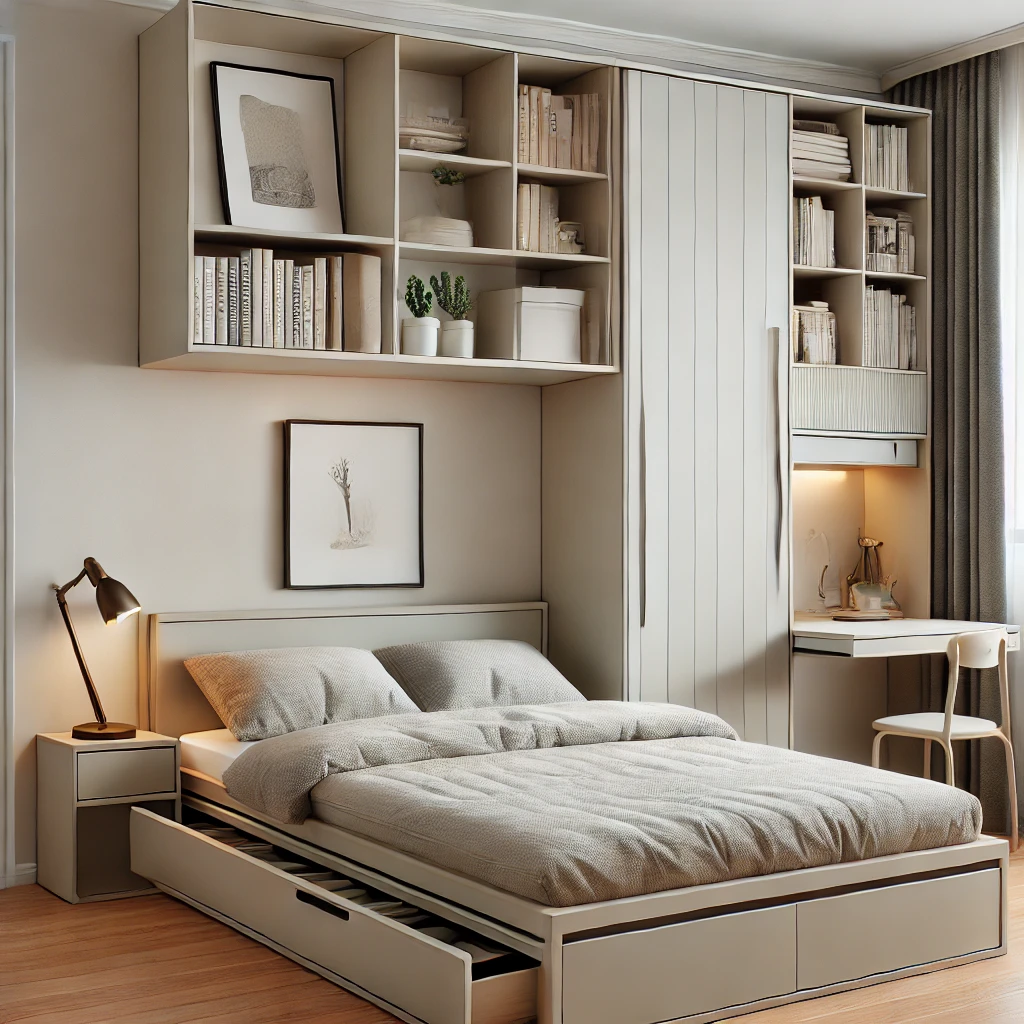 Invest in Multi-Functional Furniture For Queen Bed Room