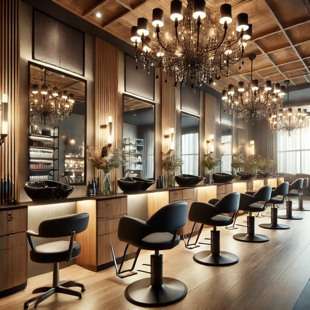 Salon Decor Statement Lighting