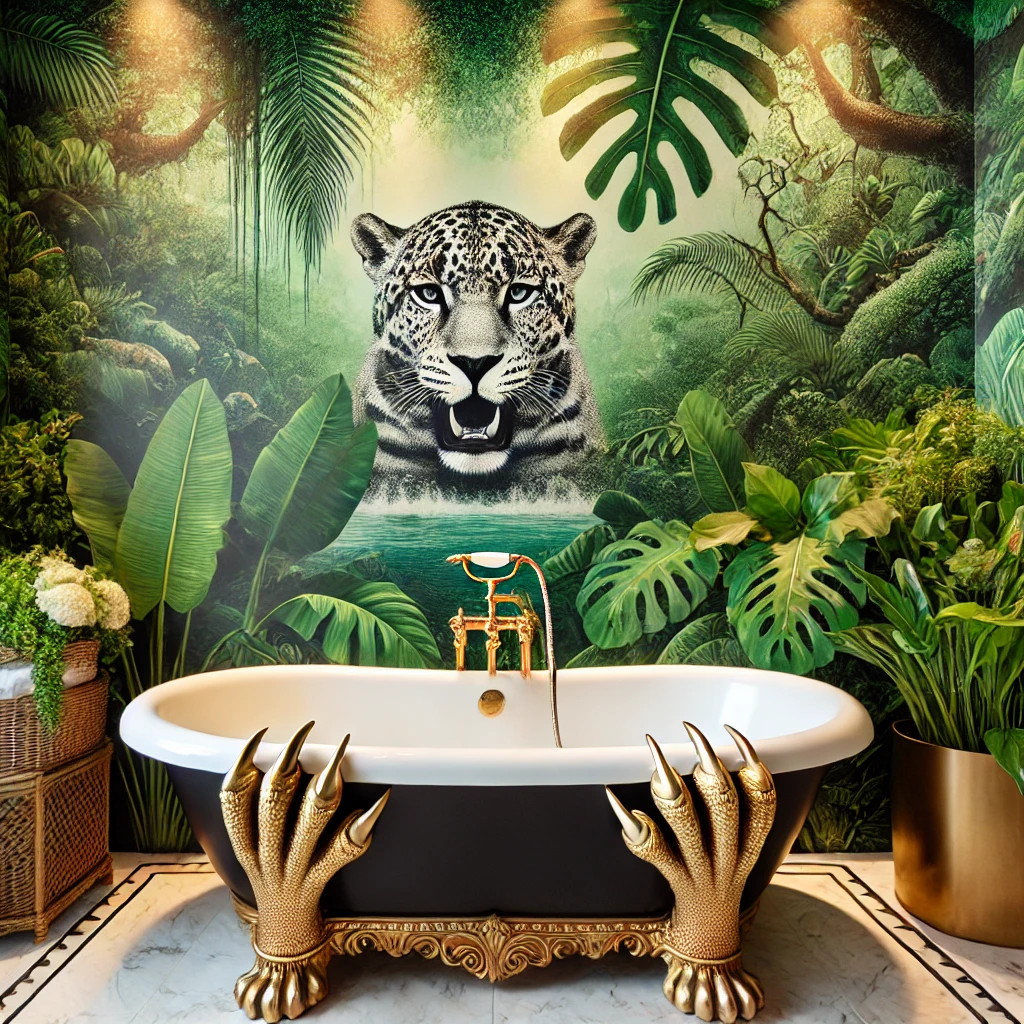 Jaguar Claw Bathtub Fierce and Elegan