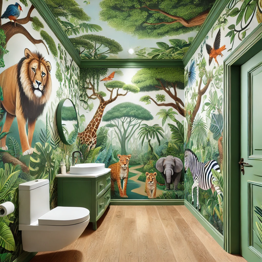 Jungle Safari Mural An Immersive Backdrop