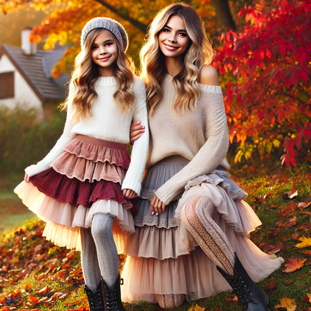 Layered Skirts with Tights