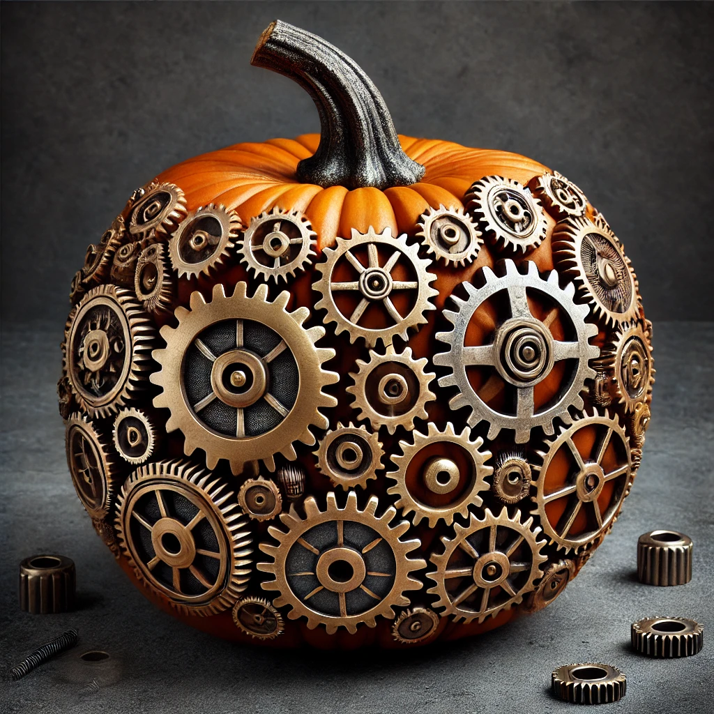 Mechanical Gears Pumpkin