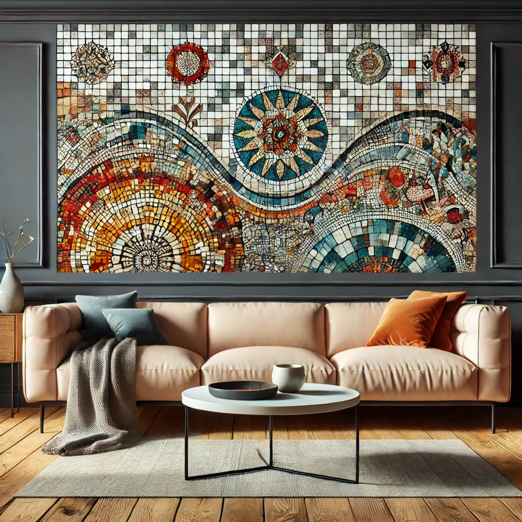 Mosaic Tile Accent Wall to Wow Your Guests